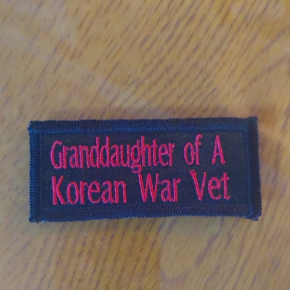 Granddaughter of a Korean War Vet Patch - Picture 1 of 2